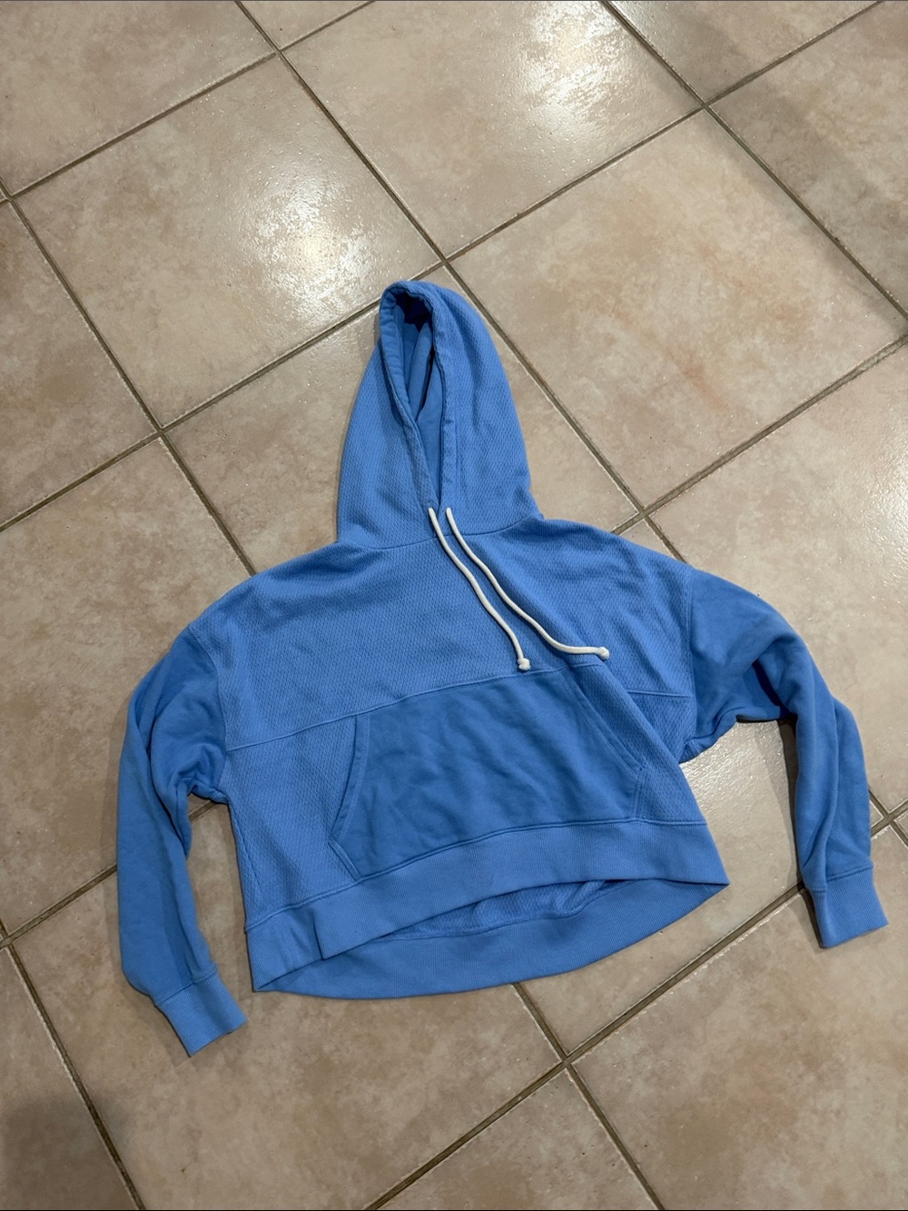 Aeropostale Light Blue Women's Hooded Pullover Sweatshirt size small  @@@@